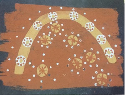 Ochre on Bark- Mounted or Unmounted Commissions Available...