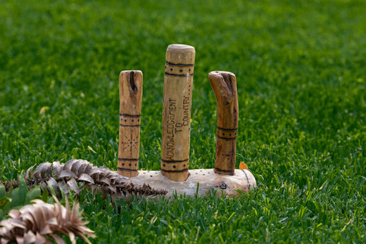 Acknowledgement to Country Message Stick And Clapstick Entry Reception Set Made To Order