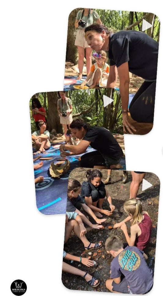 Breath with the trees. Cultural Immersion Sip, Wander, Create, Grounded, Respectful. Min. Group of up to 11...