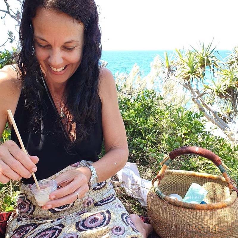Breath with the trees. Cultural Immersion Sip, Wander, Create, Grounded, Respectful. Min. Group of up to 11...