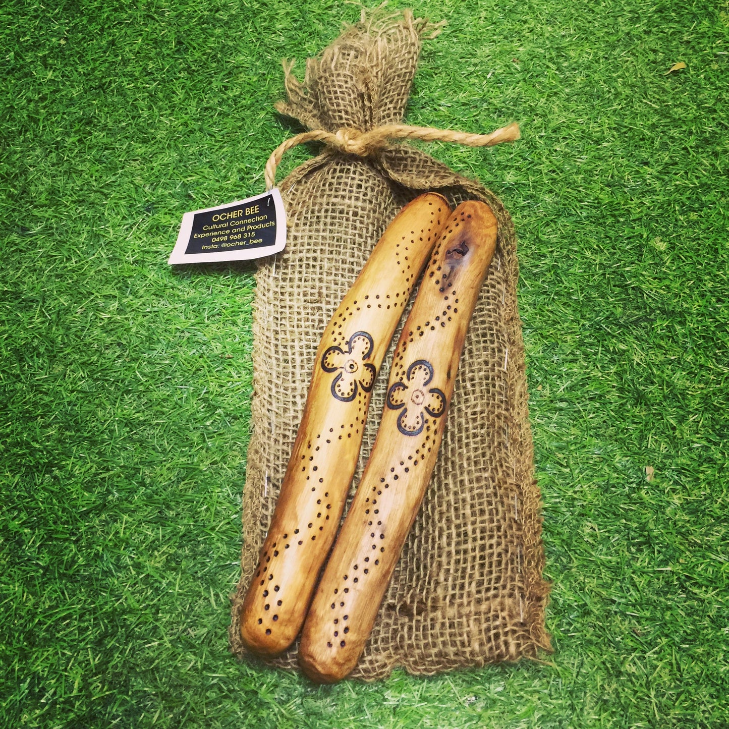 Wood Burning 'n' Ochre Clap Stick Creation (Thursday 11th December)